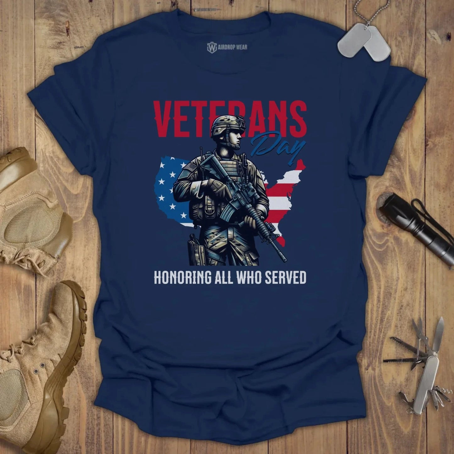 Veterans Day T-shirt Navy