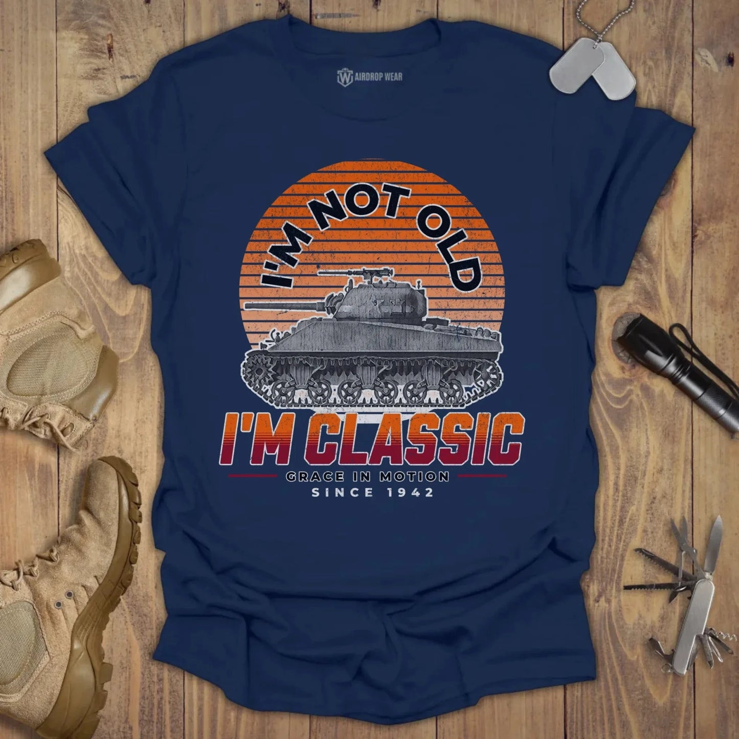 Grace In Motion T-shirt Navy