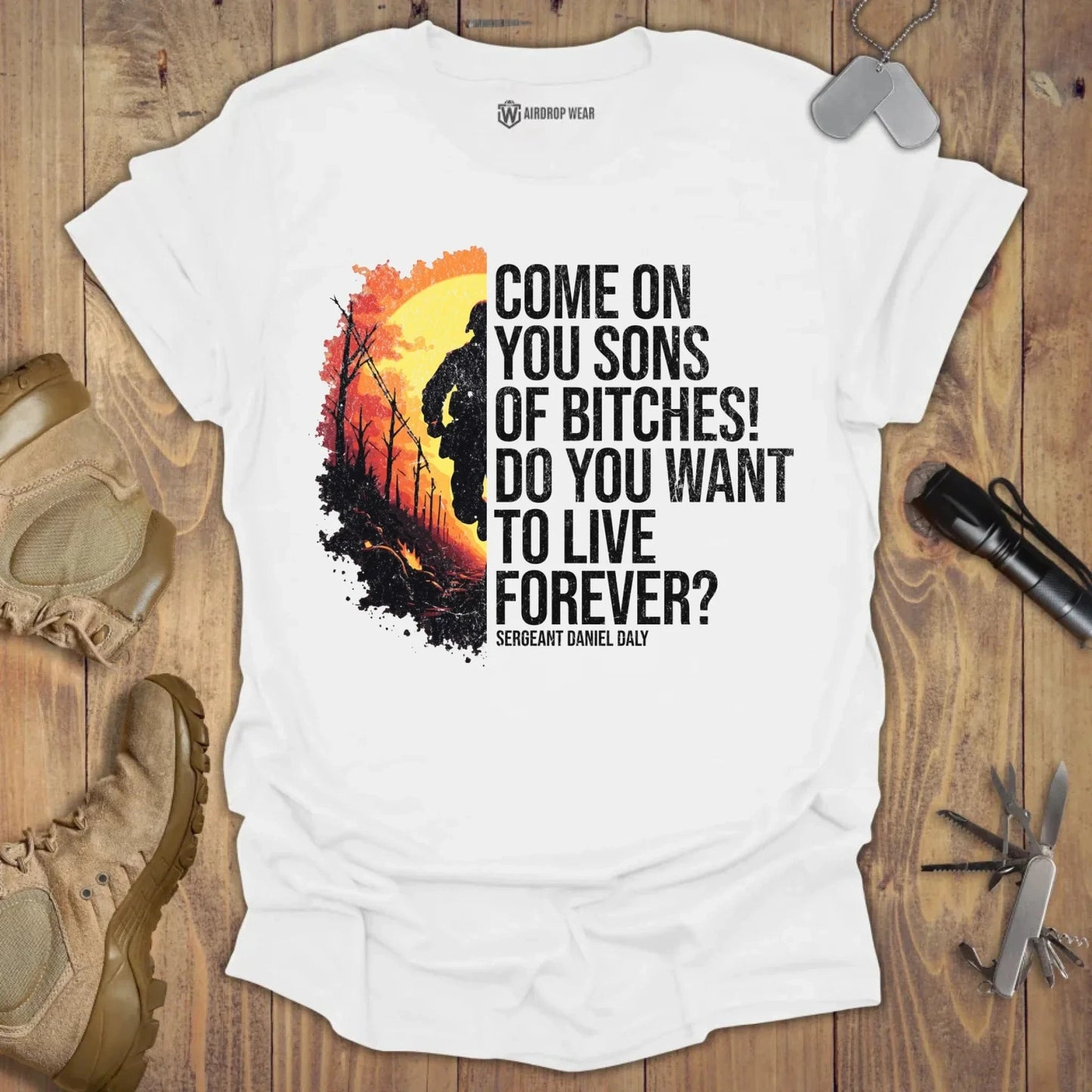 Come On You Sons Of Bitches T-shirt White