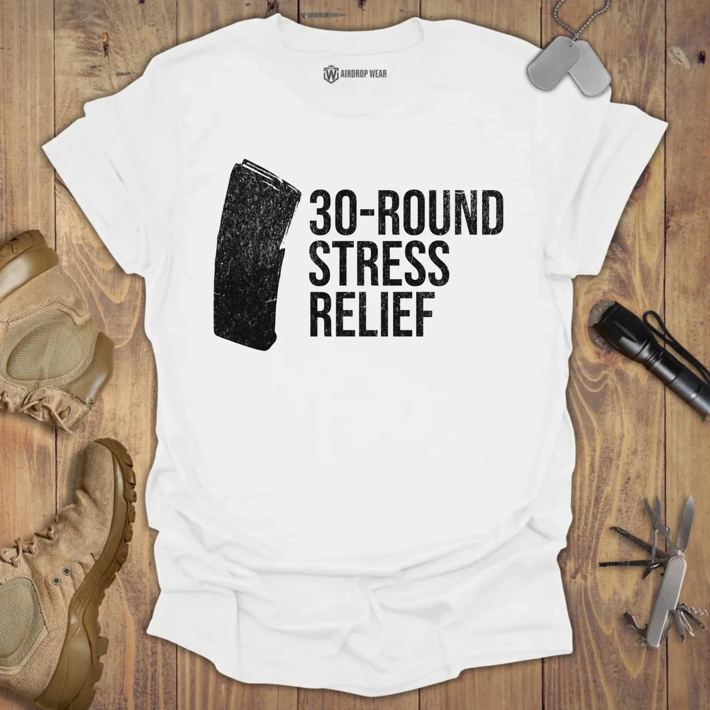 Stress Relief T-shirt White