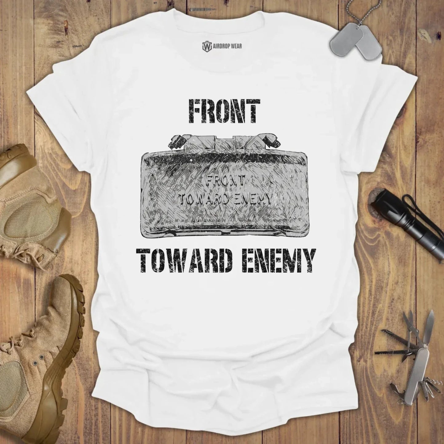 Front Toward Enemy T-shirt White