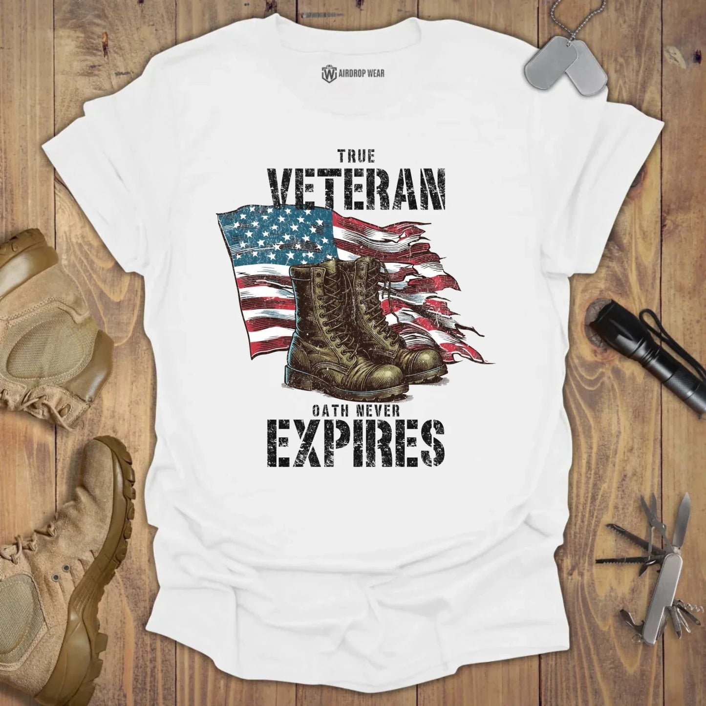 True Veteran T-shirt White