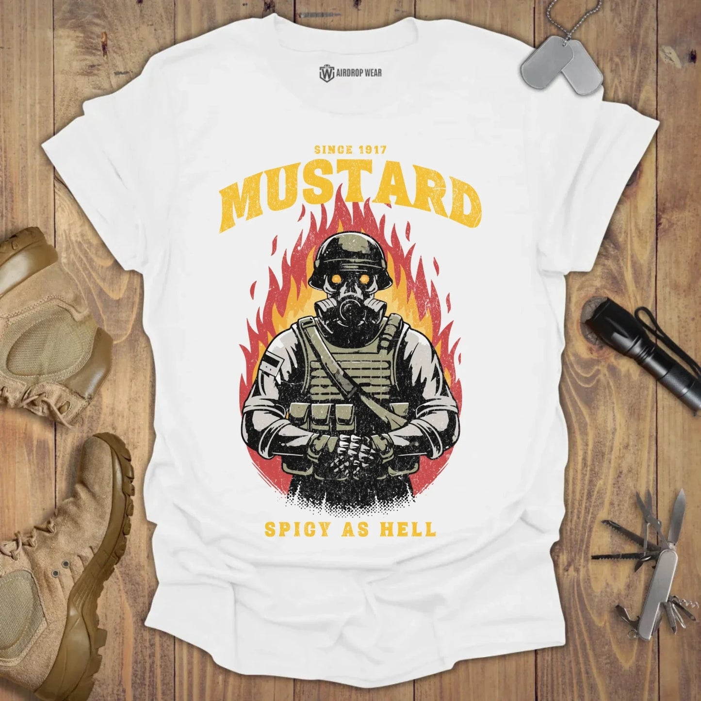 Spicy As Hell Since 1917 T-shirt White