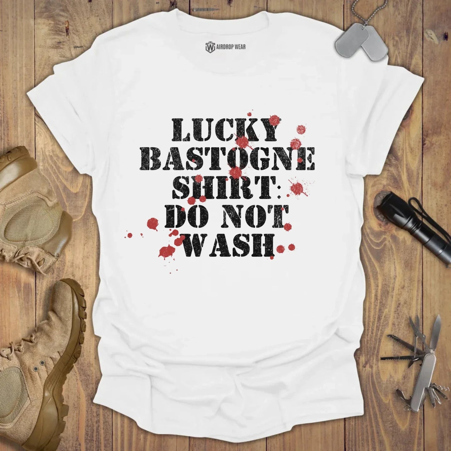 Lucky Bastogne T-shirt White