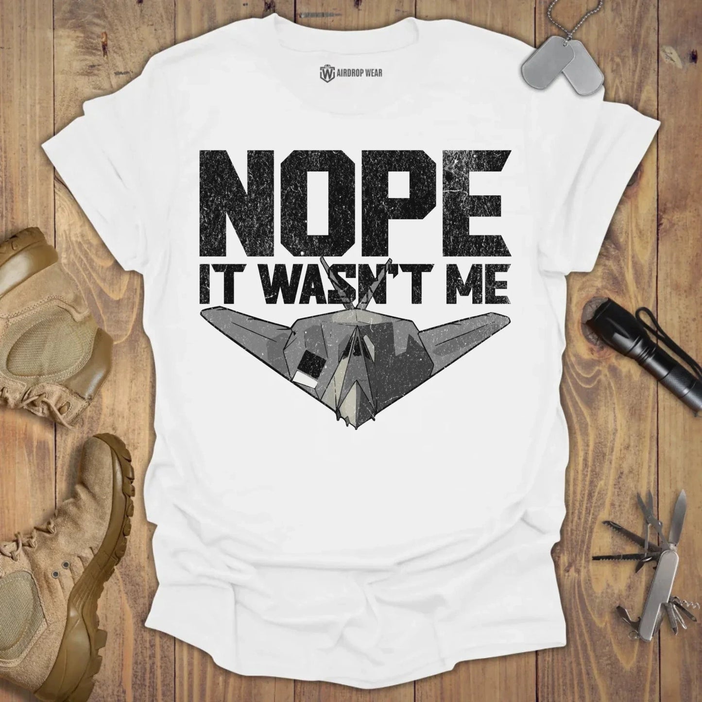 F-117 Nighthawk T-shirt White