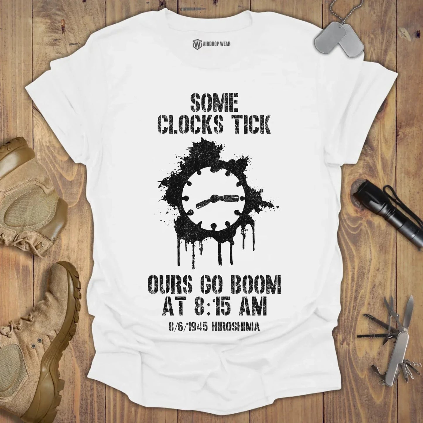 Some Clocks Tick T-shirt White
