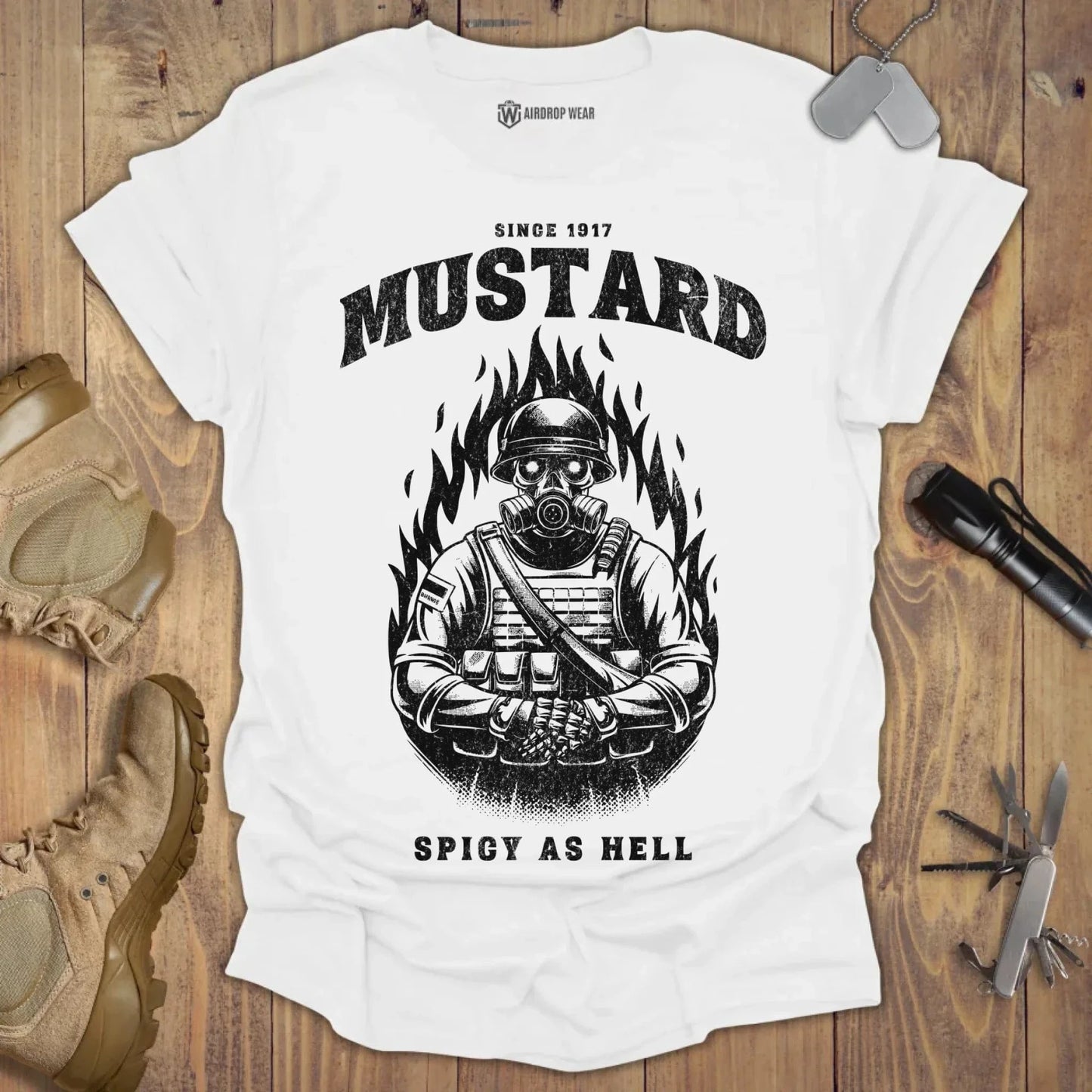 Spicy As Hell Since 1917 T-shirt White