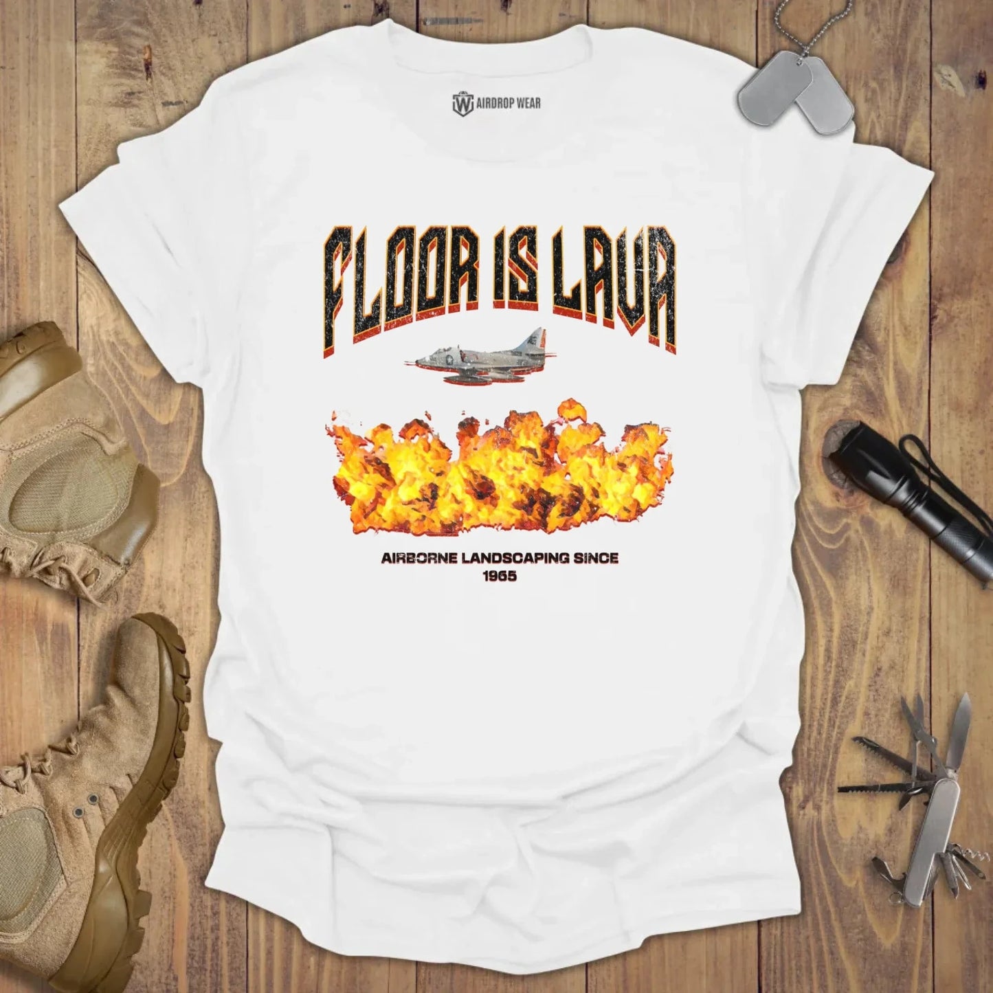 Floor Is Lava T-shirt White