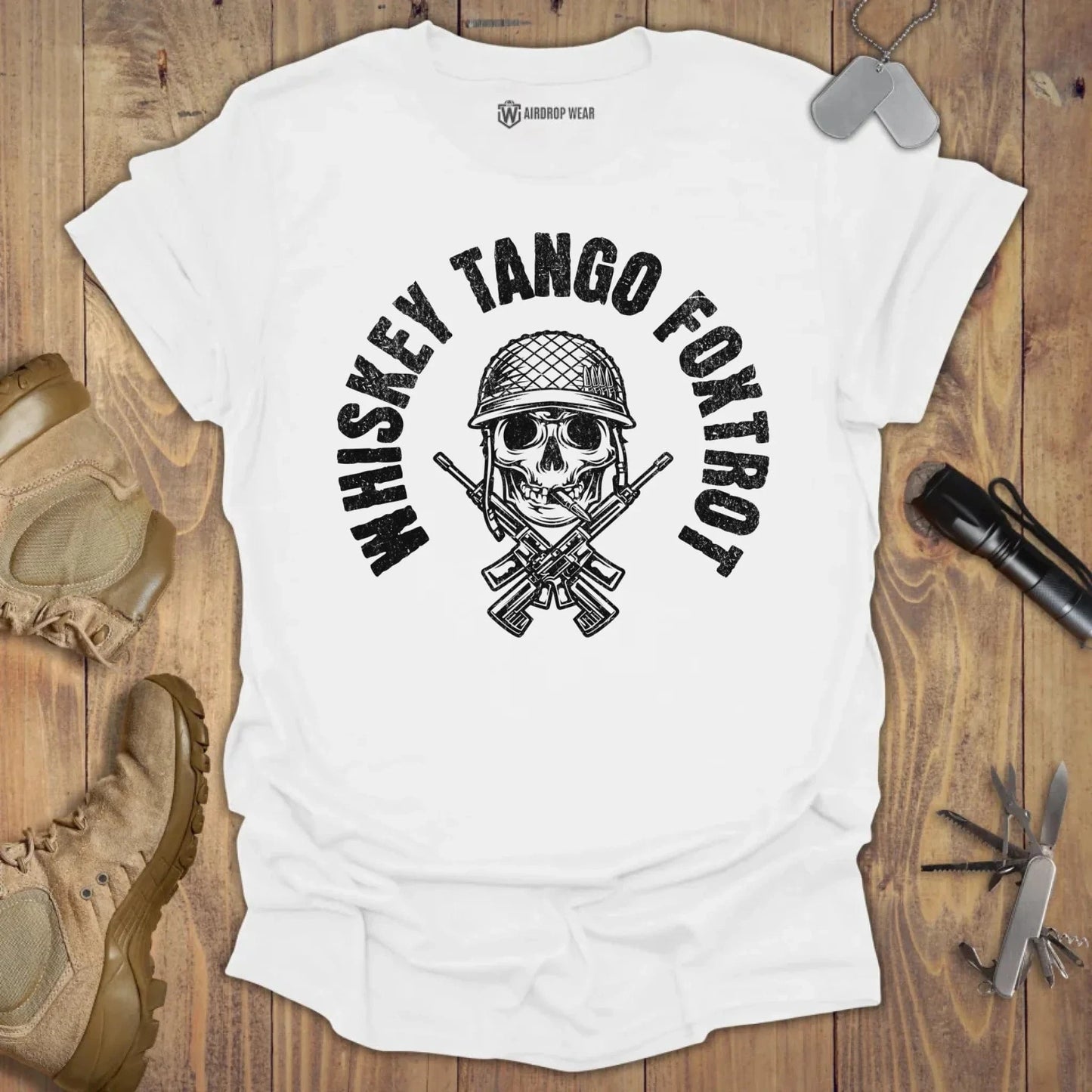 Whiskey Tango Foxtrot T-shirt White