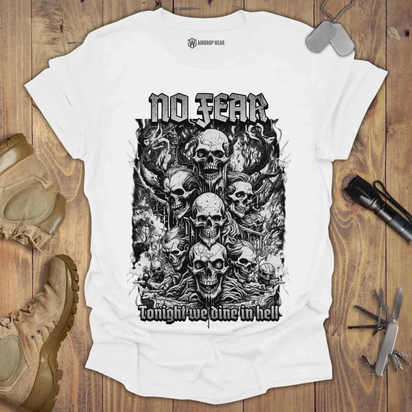 No Fear T-shirt White
