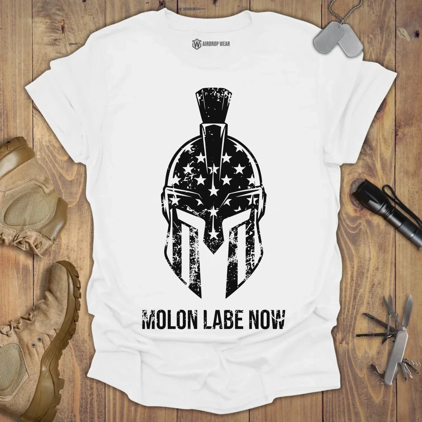 Sparta Molon Labe T-shirt White