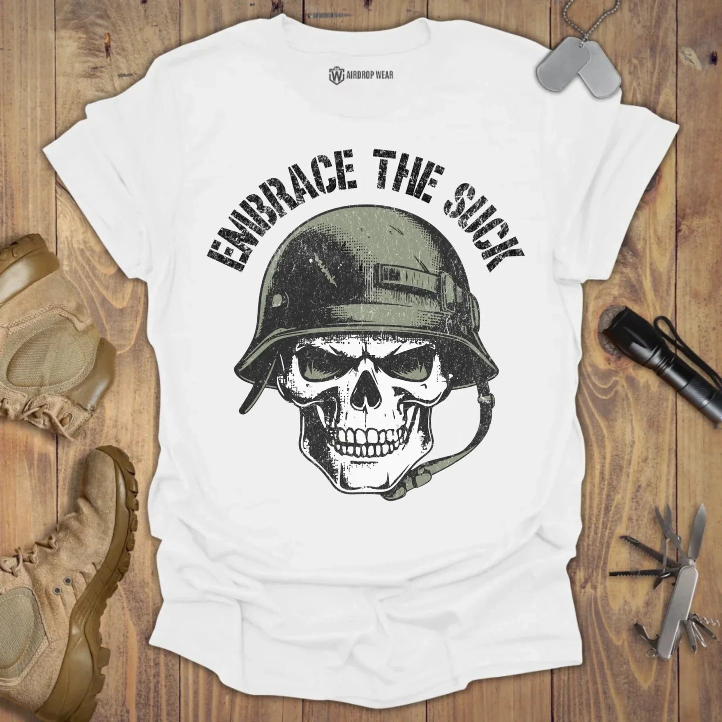 Embrace The Suck T-shirt White