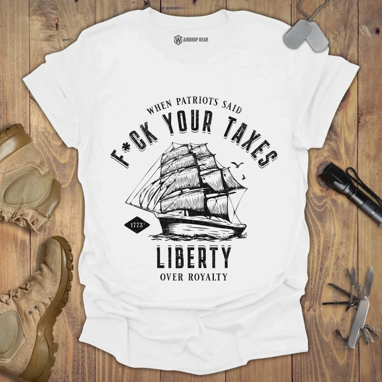 F*ck Your Taxes T-shirt White