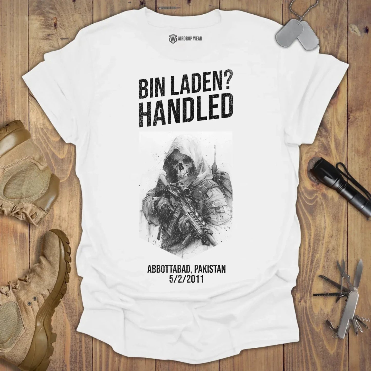 Handled T-shirt White