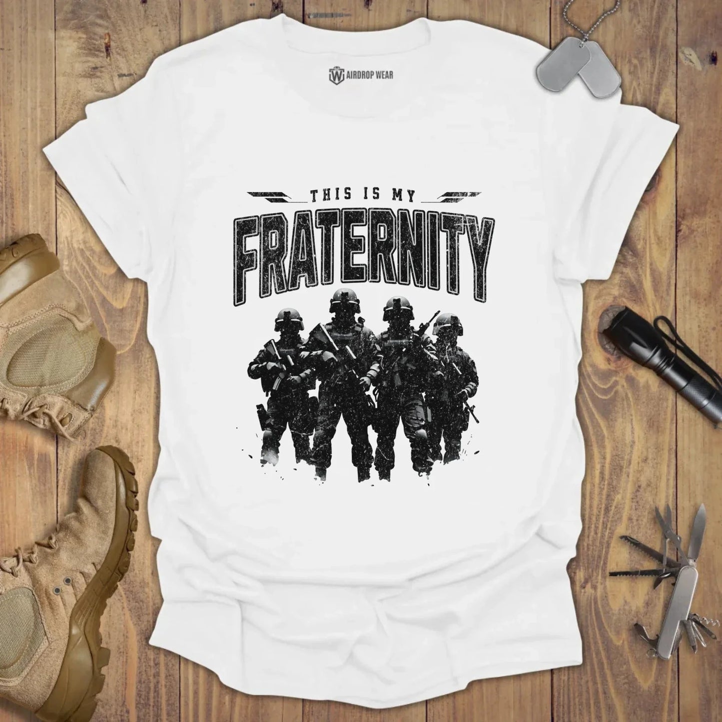 Fraternity T-shirt White
