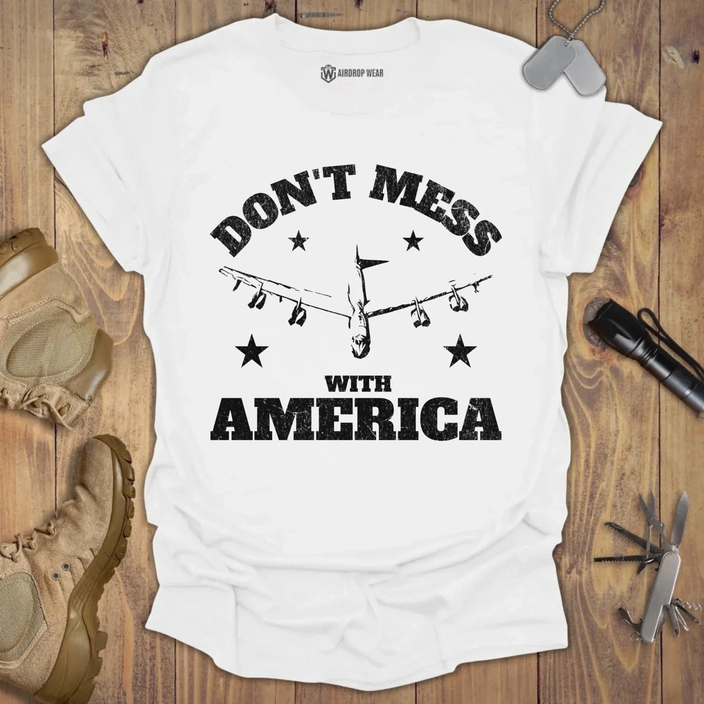 Don't Mess T-shirt White