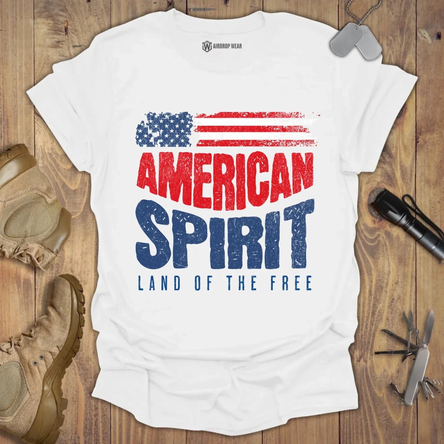 American Spirit T-shirt White