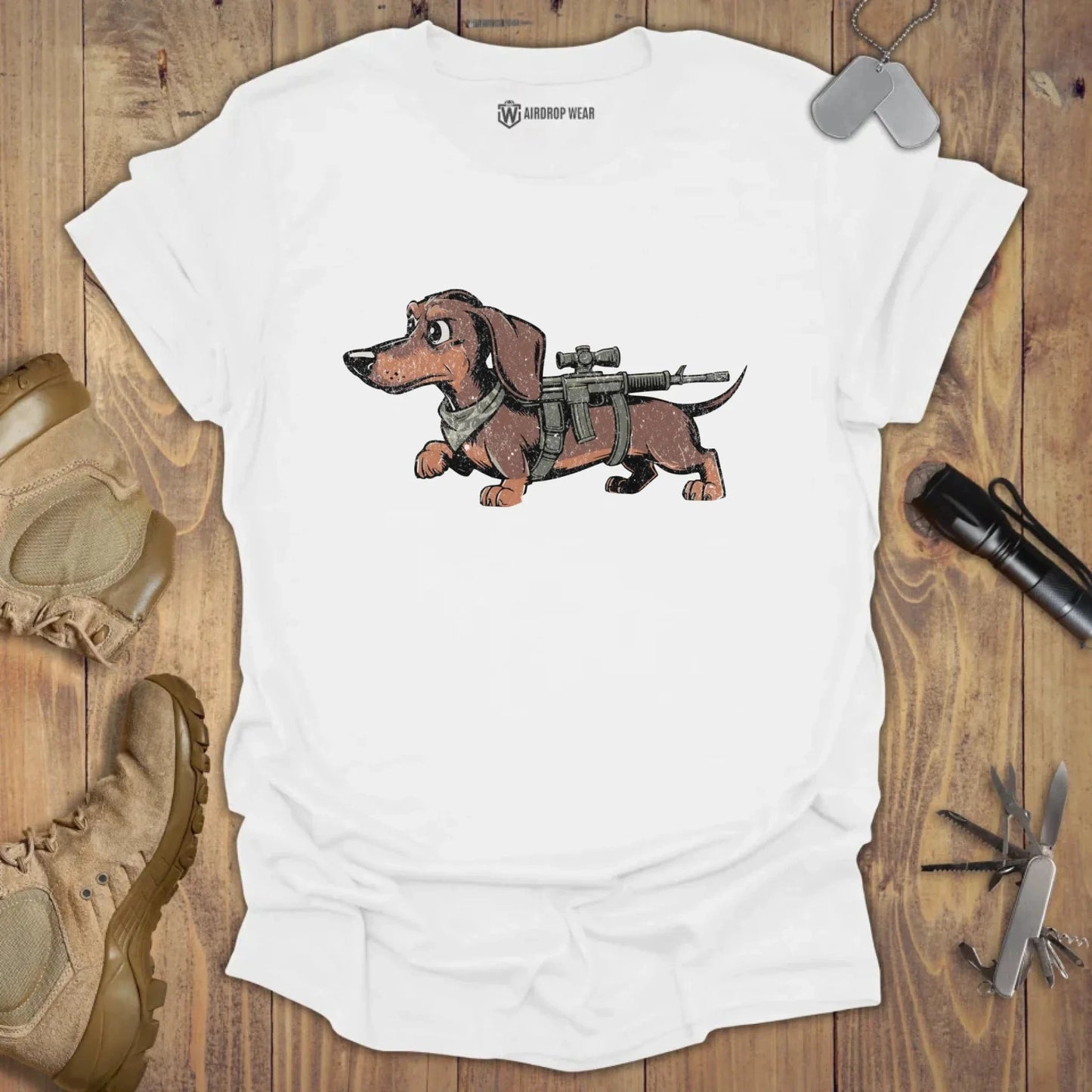 Tactical Wiener T-shirt White