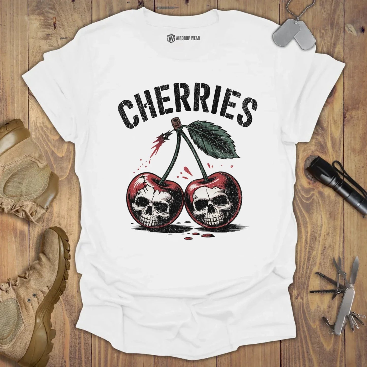 Cherries T-shirt White