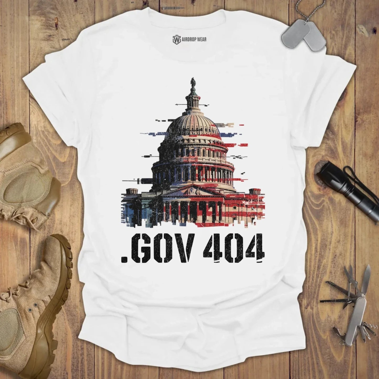 .GOV 404 T-shirt White