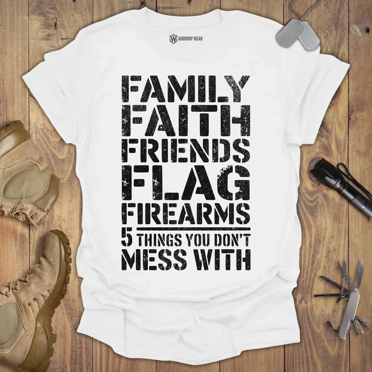 5 Things T-shirt White