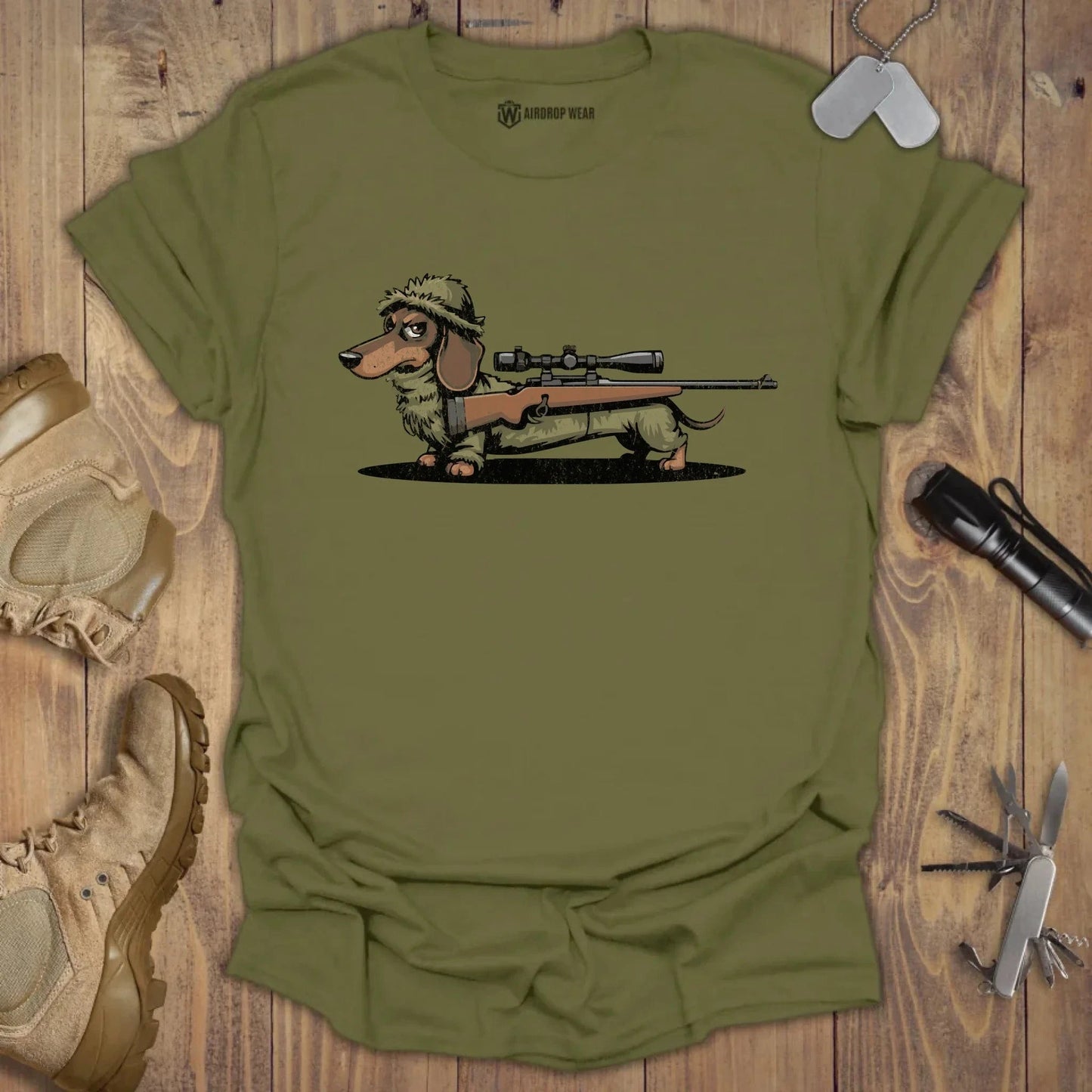 Sniper Wiener T-shirt Military Green