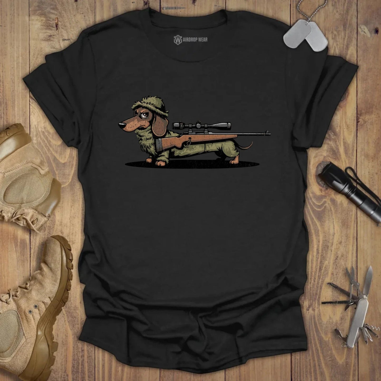 Sniper Wiener T-shirt Black