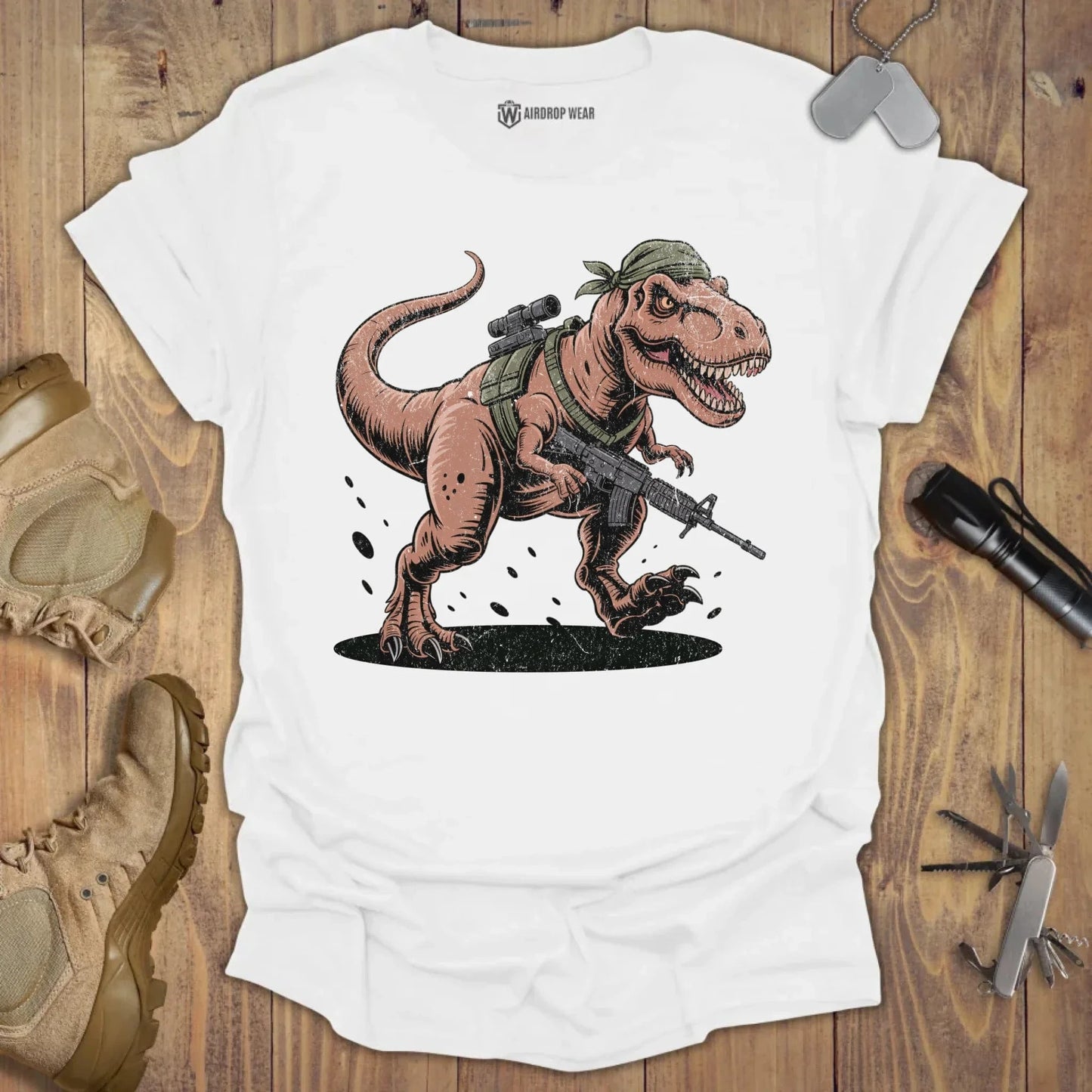Jurassic Ops T-shirt White