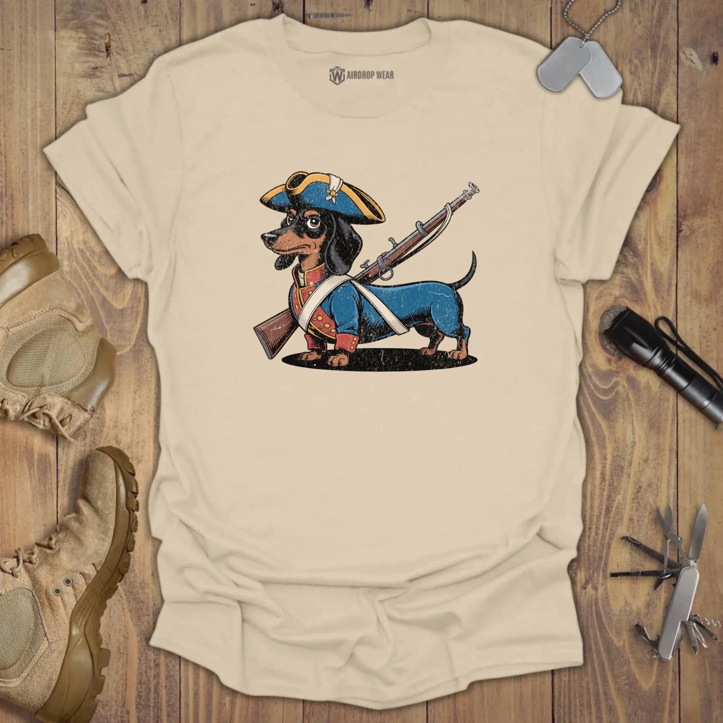 1776 Sausage T-shirt Sand