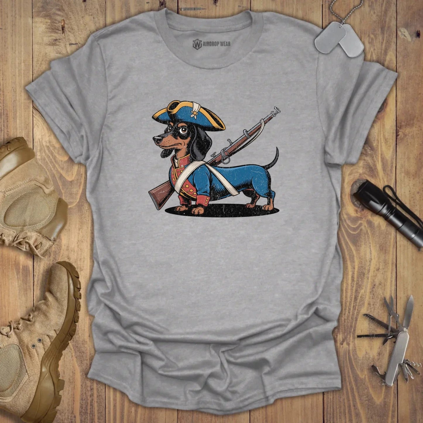 1776 Sausage T-shirt Sport Grey