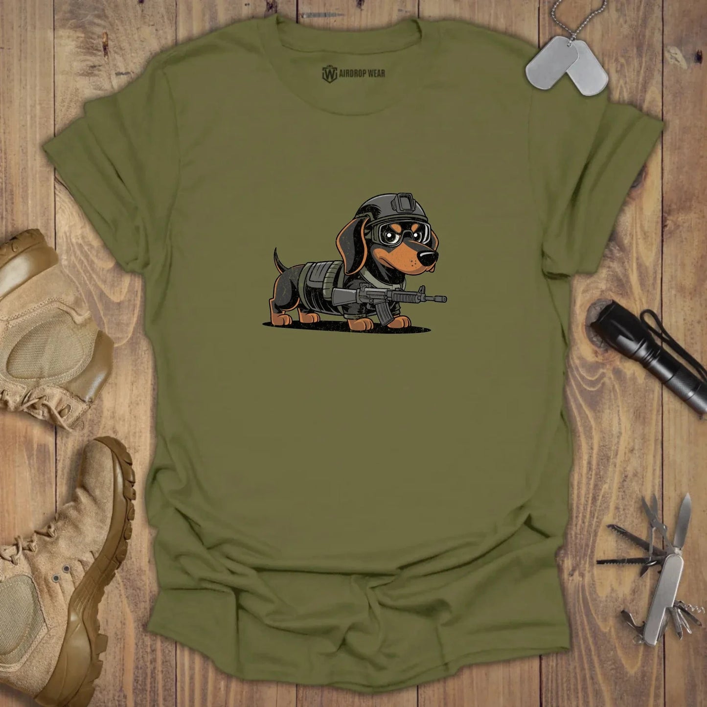 Special Ops Sausage T-shirt Military Green