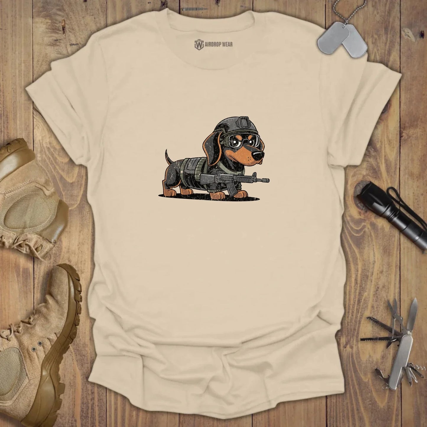 Special Ops Sausage T-shirt Sand