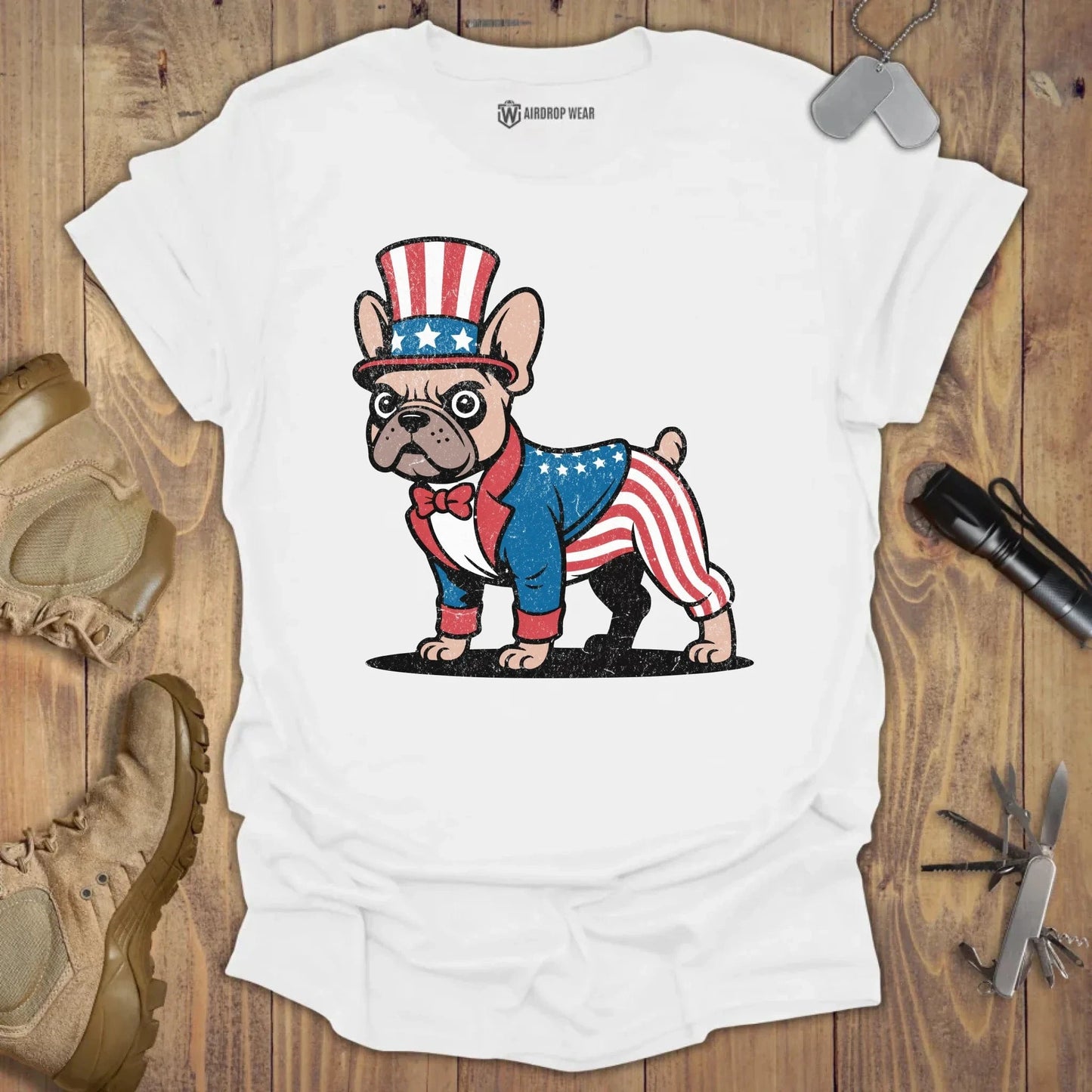 Uncle Frenchie T-shirt White