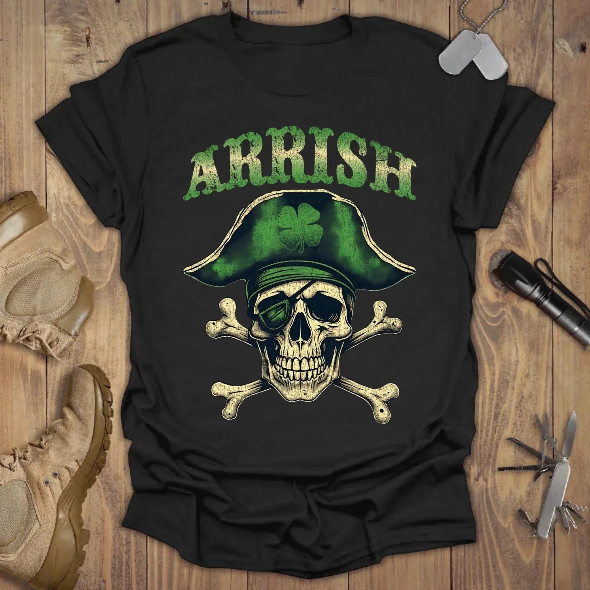 Arrish St. Patrick's Day T-shirt Black