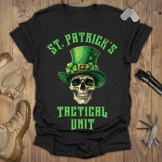 St. Patricks' Tactical Unit T-shirt Black
