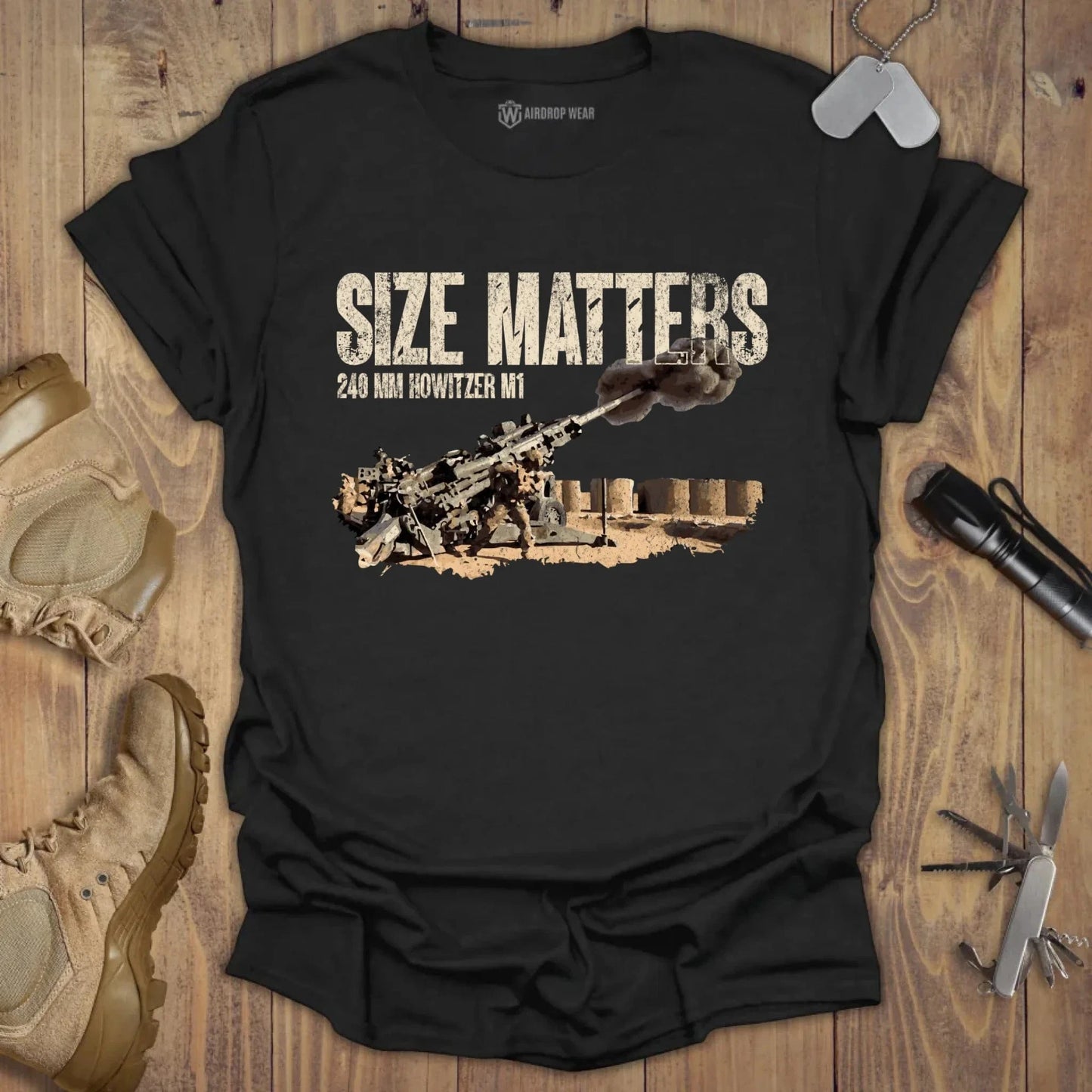 240MM. Size Matters T-shirt Black