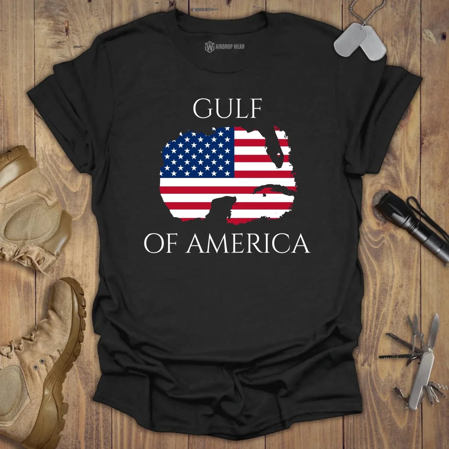 Gulf Of America T-shirt Black