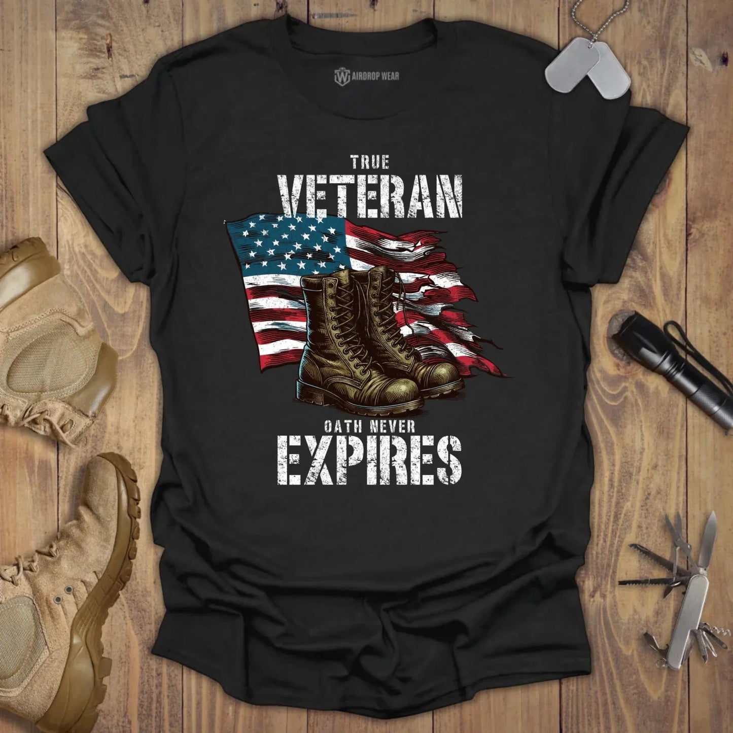 True Veteran T-shirt Black