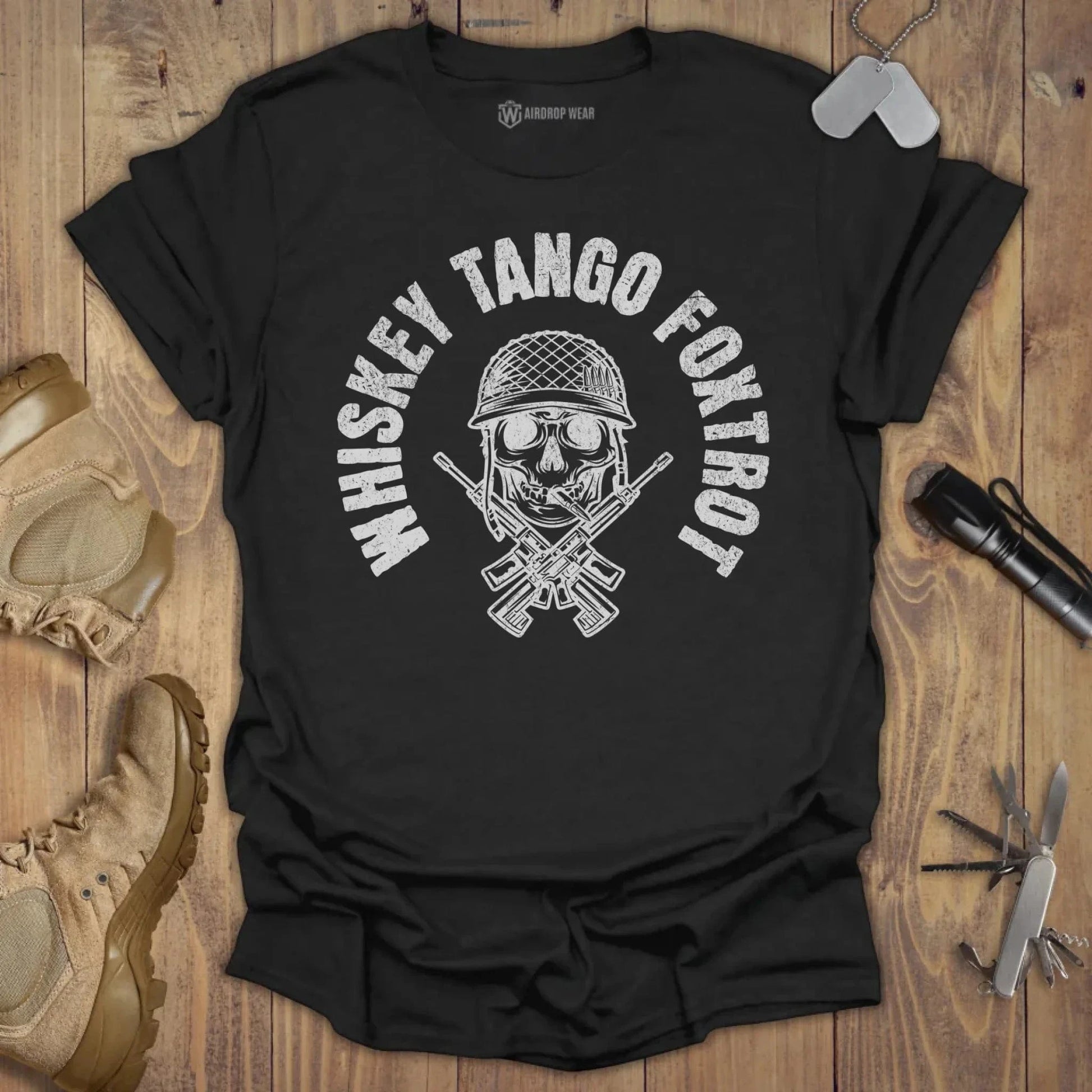 Whiskey Tango Foxtrot T-shirt Black