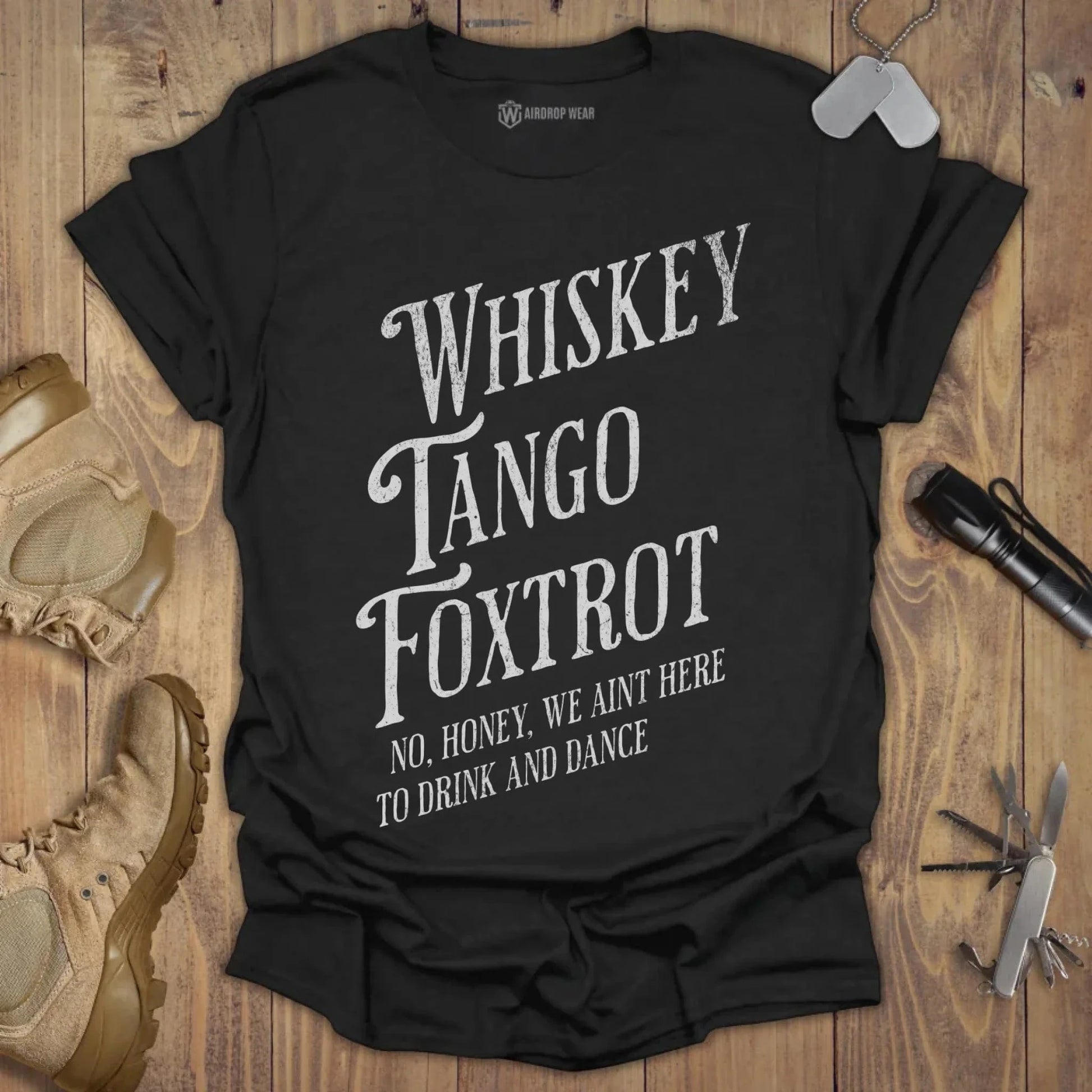 Drink And Dance T-shirt Black