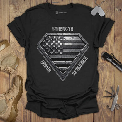 American Shield T-shirt Black