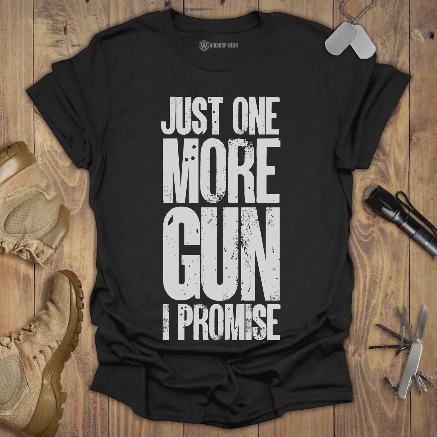 Just One More T-shirt Black
