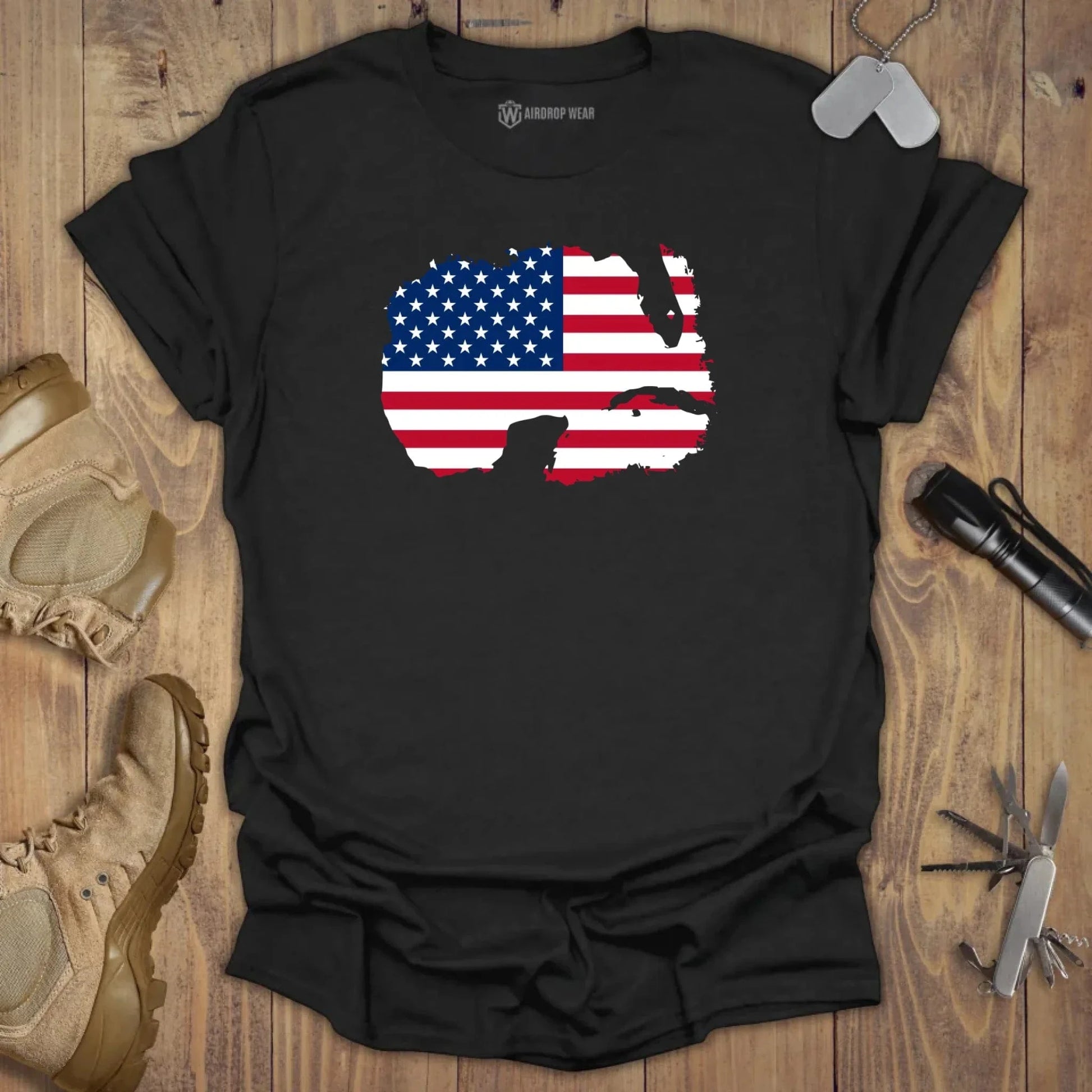 Gulf Of America T-shirt Black