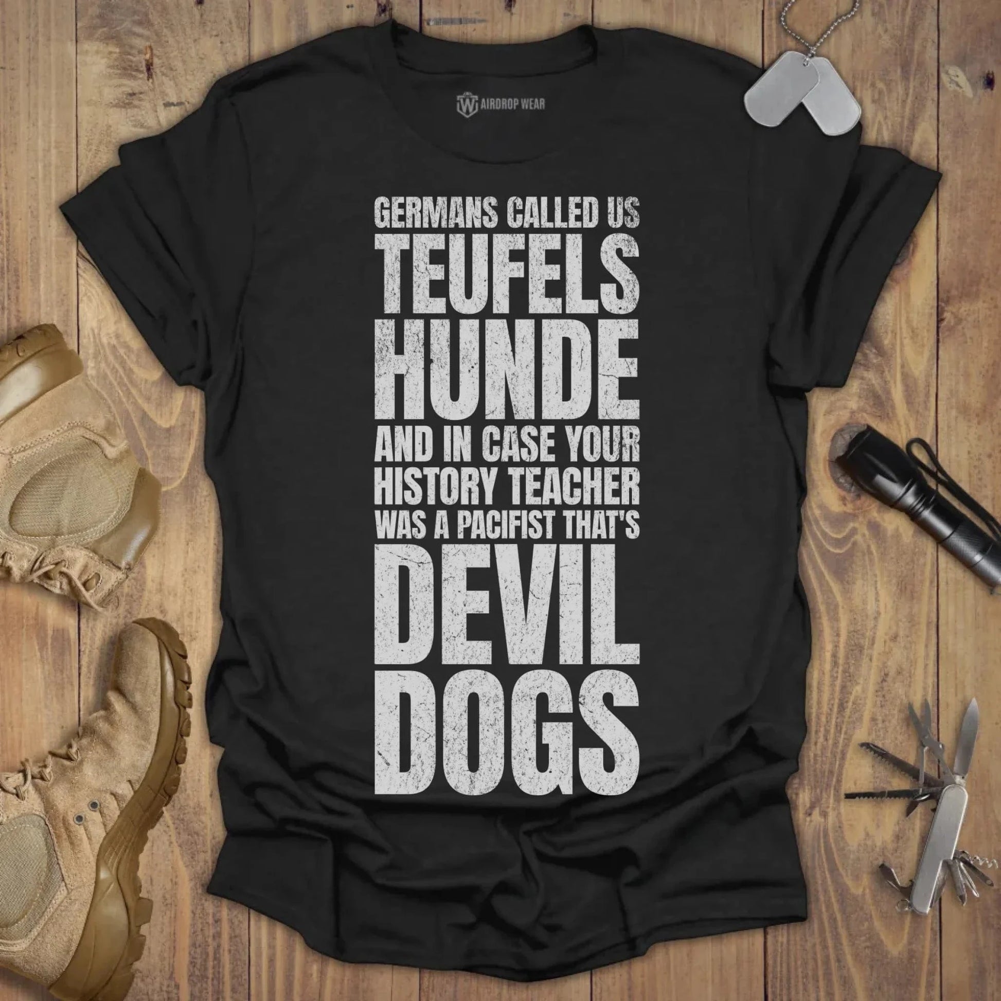 Devil Dogs T-shirt Black