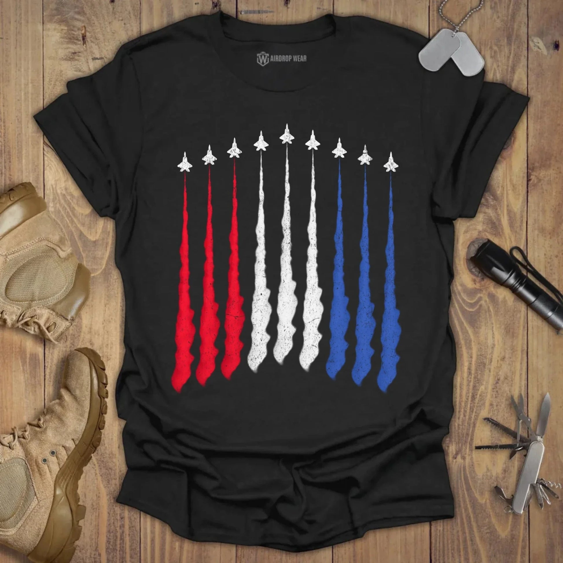 America Airshow T-shirt Black