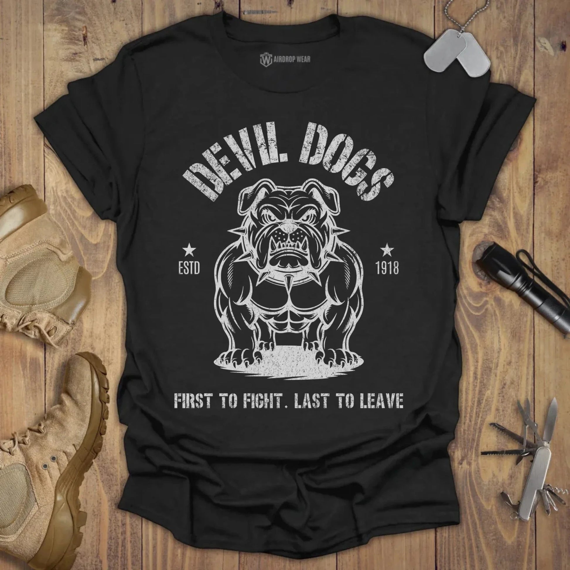 Devil Dogs T-shirt Black