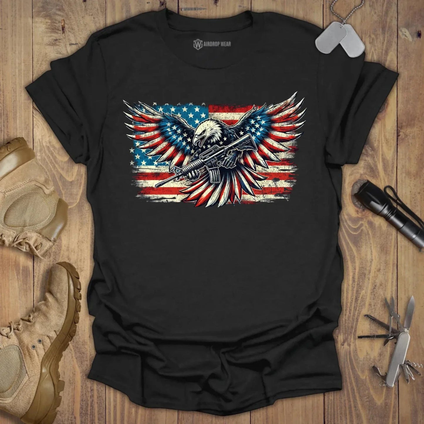 America T-shirt Black