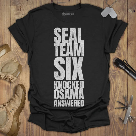 Seal Team Six T-shirt Black