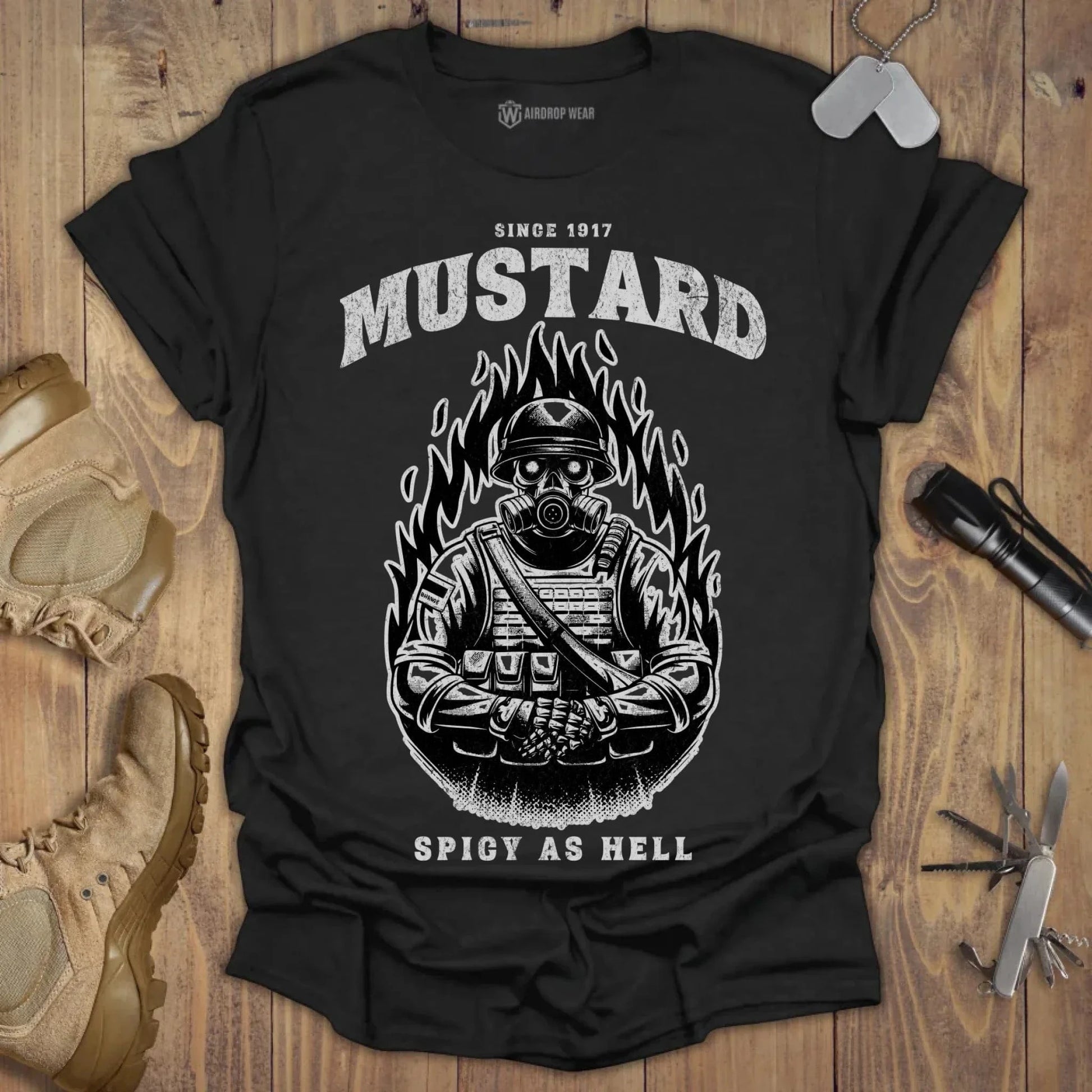 Spicy As Hell Since 1917 T-shirt Black