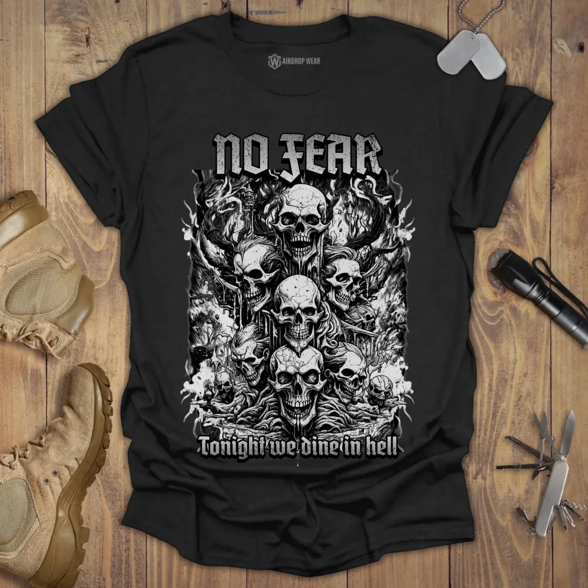 No Fear T-shirt Black
